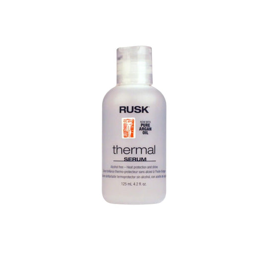 RUSK Thermal Serum - Heat Protectant Treatment for Frizz Control, Smoothing with Added Shine, Moisture & Cuticle Sealing - Lightweight Anti-Humidity Hair Serum (4 oz) Avelisse
