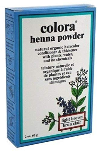 Colora Henna Powder - Light Brown, 2 oz: Natural Hair Color & Conditioning Treatment - görsel 1