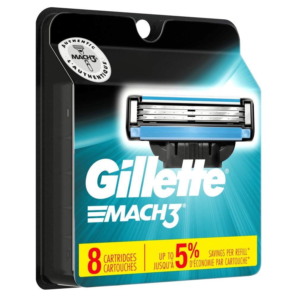Gillette Mach3 Replacement Razor Blade Cartridges (8 Count) - görsel 2