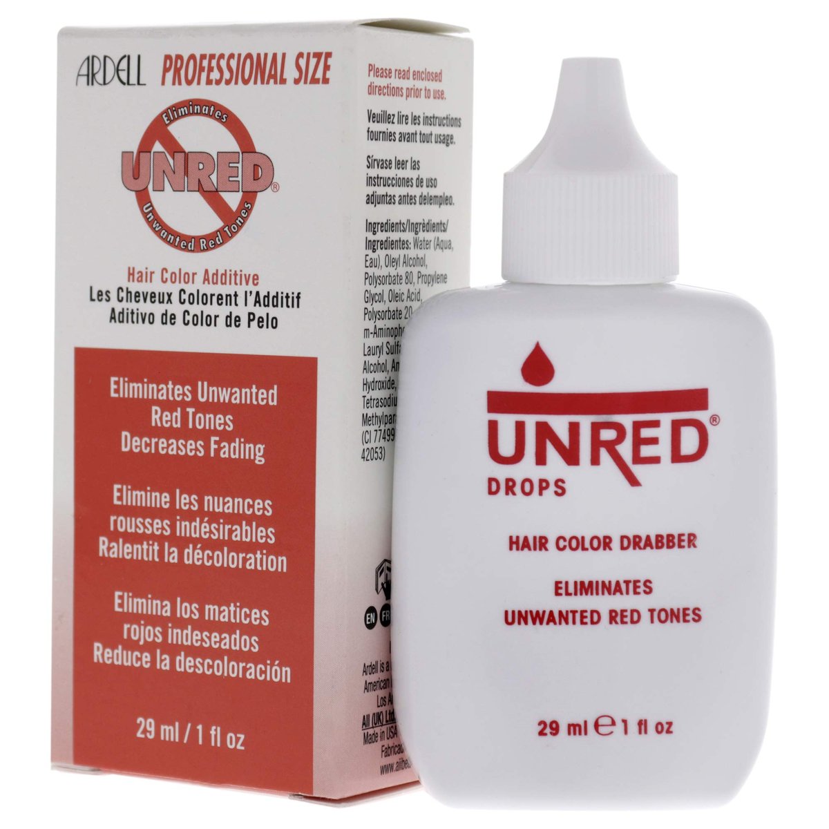 Ardell Unred Additive – Neutralizes Red Tones in Hair-Dye for Brassy Hairs, Hair Toner, Enhance Semi Permanent Hair Color for Women, 1 oz - görsel 8
