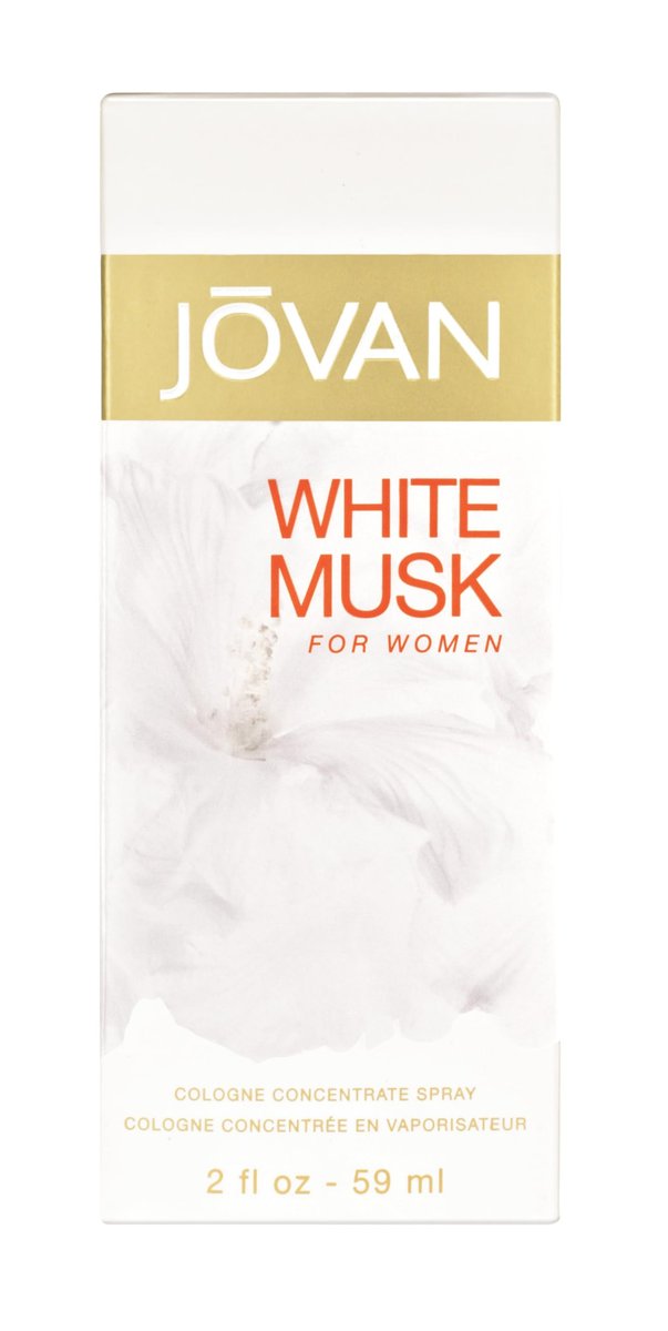 Jovan White Musk for Women Eau de Cologne Spray, 2 fl oz - Notes of Jasmine, Musk, and Amber, Long Lasting Everyday Fragrance Avelisse