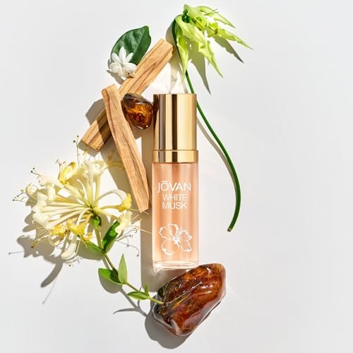 Jovan White Musk for Women Eau de Cologne Spray, 2 fl oz - Notes of Jasmine, Musk, and Amber, Long Lasting Everyday Fragrance Avelisse