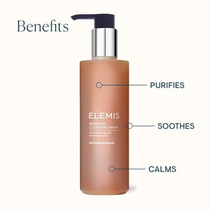 ELEMIS Sensitive Cleansing Wash - Gentle Facial Cleanser for Sensitive Skin, 6.76 Fl Oz Avelisse