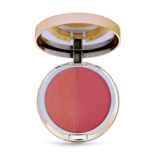 Emani Blush & Bronzer - Natural Mineral Pressed Bronzer for Face - Radiant Skin Blush for Sun Kissed Glow (Malibu) - görsel 10