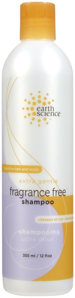 Earth Science Fragrance Free Shampoo for Sensitive Hair & Scalp - 12 oz Avelisse