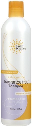 Earth Science Fragrance Free Shampoo for Sensitive Hair & Scalp - 12 oz Avelisse