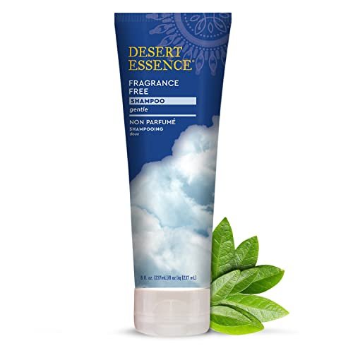 Desert Essence Fragrance Free Shampoo – Unscented Gentle Cleanser with Jojoba Oil, Green Tea & Comfrey – 8 fl oz – For Sensitive Scalps - görsel 2