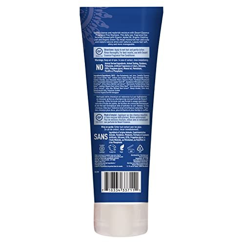 Desert Essence Fragrance Free Shampoo – Unscented Gentle Cleanser with Jojoba Oil, Green Tea & Comfrey – 8 fl oz – For Sensitive Scalps - görsel 10