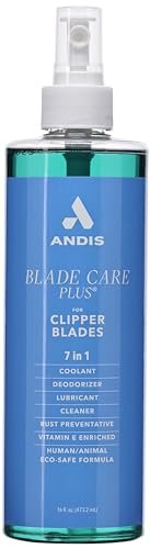 Andis Blade Care Plus 16-Ounce Spray – Professional Clipper & Trimmer Blade Cleaner Avelisse