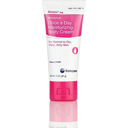 Sween 24 Unscented Hand and Body Moisturizer Cream - 2 oz Tube | Coloplast