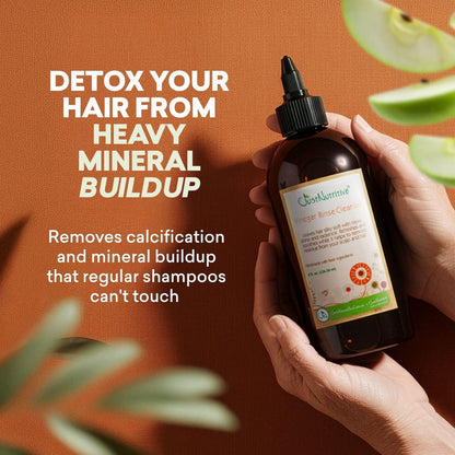 Just Nutritive Apple Cider Vinegar Rinse Cleanser for Gray Hair - Clarifying Shampoo Removes Hard Water Buildup, Brassiness & Yellowing, Sulfate-Free, 8 oz Avelisse