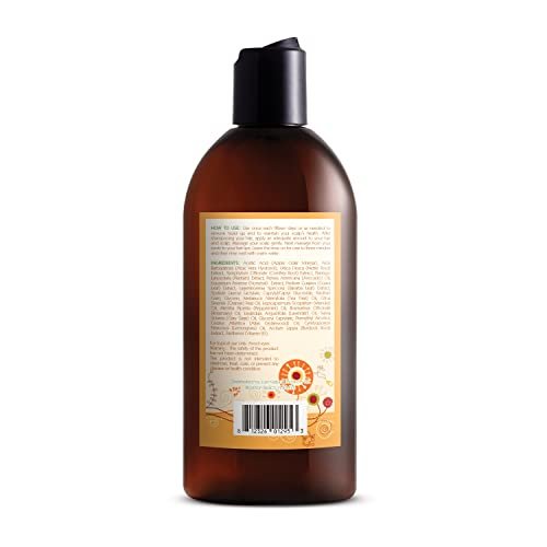 Just Nutritive Apple Cider Vinegar Rinse Cleanser for Gray Hair - Clarifying Shampoo Removes Hard Water Buildup, Brassiness & Yellowing, Sulfate-Free, 8 oz Avelisse