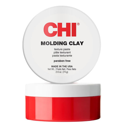 CHI Molding Clay Texture Hair Paste - Styling Product for Volume, Texture & Body, Paraben & Gluten-Free, 2.6 oz Avelisse