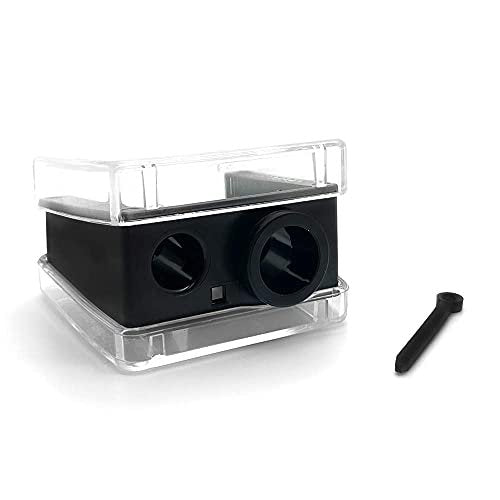 Palladio Double Barrel 3 in 1 Cosmetic Pencil Sharpener with Cover, Stainless Steel Blade, Size Adjuster - Essential for Lip Liner, Eyeliner, Brow Pencils - görsel 15