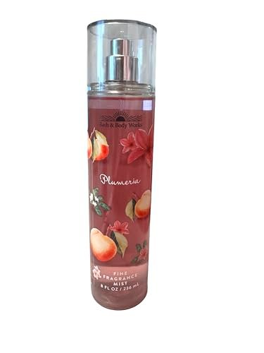 Bath & Body Works Signature Collection Plumeria Fine Fragrance Mist, 8 oz Avelisse