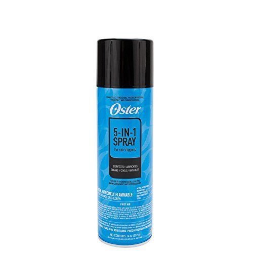 Oster 5-in-1 Clipper Blade Care Spray – 4 oz Lubricant and Cleaner for Trimmer Blades Avelisse