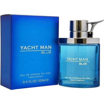 Myrurgia Yacht Man Blue Eau de Toilette Spray for Men, 3.4 fl oz