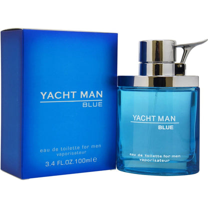 Myrurgia Yacht Man Blue Eau de Toilette Spray for Men, 3.4 fl oz