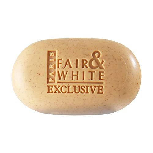 FAIR & WHITE Exclusive Exfoliating Soap - Skin Brightening Bar with Vitamin C and Shea Butter, 7 oz Avelisse