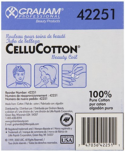 Graham Cellucotton Beauty Coil - 40 Feet Premium Cotton Roll for Beauty & Personal Care - görsel 3