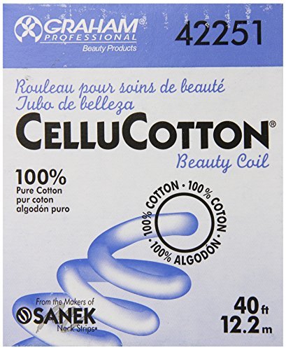 Graham Cellucotton Beauty Coil - 40 Feet Premium Cotton Roll for Beauty & Personal Care
