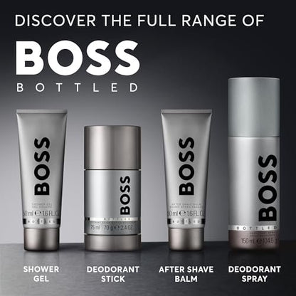 Hugo Boss Boss Bottled Deodorant Stick for Men – 2.4 oz – Fresh Woody Scent with Apple, Cardamom & Vetiver