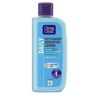 Clean & Clear Deep Cleansing Lotion for Sensitive Skin, 200ml Avelisse