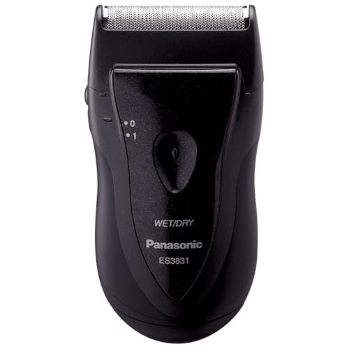 Panasonic Electric Razor for Men, Cordless Wet Dry Lightweight Shaver with Ergonomic Grip, ES3831K, Black Avelisse