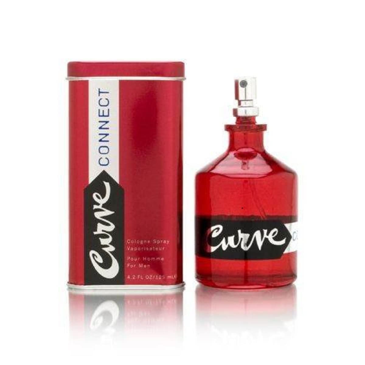 Curve Connect Men's Cologne Spray 4.2 Fl Oz - Versatile Day or Night Fragrance Avelisse