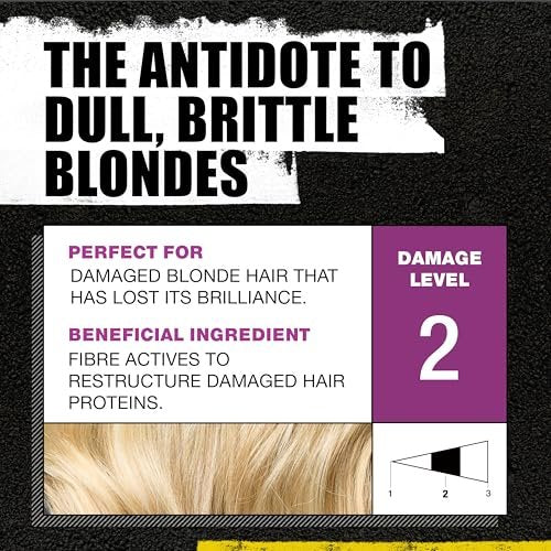 Bed Head by TIGI Dumb Blonde Restoring Shampoo and Conditioner Duo for Damaged Blonde Hair, 25.36 fl oz Avelisse