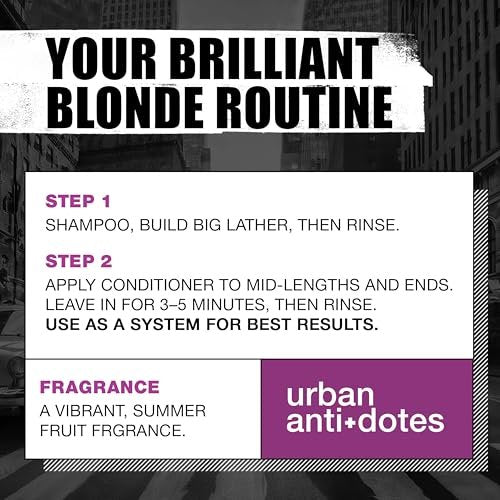 Bed Head by TIGI Dumb Blonde Restoring Shampoo and Conditioner Duo for Damaged Blonde Hair, 25.36 fl oz Avelisse