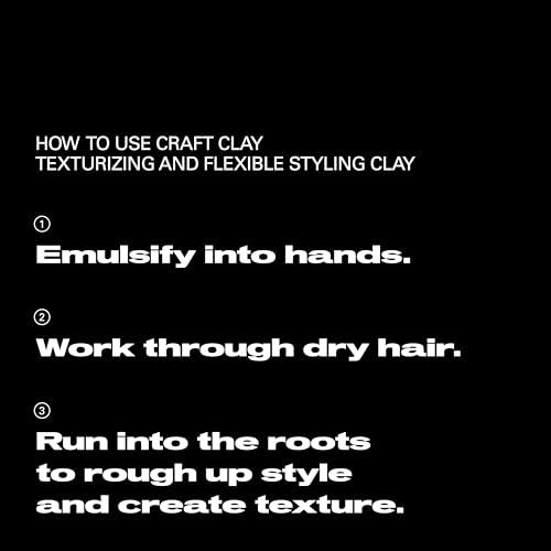 Sebastian Professional Styling Craft Clay - Remoldable Texturizing Hair Styling Clay for Natural Hold, 1.7 oz Avelisse