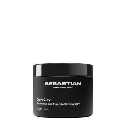 Sebastian Professional Styling Craft Clay - Remoldable Texturizing Hair Styling Clay for Natural Hold, 1.7 oz Avelisse