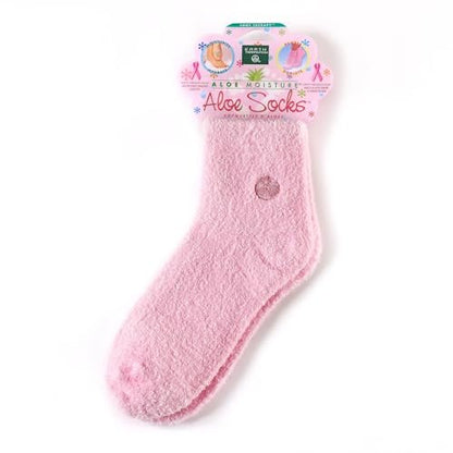 Earth Therapeutics Aloe Vera Moisturizing Socks – Infused with Natural Aloe & Vitamin E for Dry, Cracked Feet – Reusable Moisture Booties