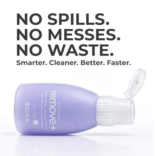 ZOYA Remove Plus 3-in-1 Formula Liquid Polish Remover, Nail Cleaner & Nail Prep - 8 Fl Oz - görsel 6