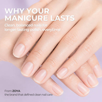 ZOYA Remove Plus 3-in-1 Formula Liquid Polish Remover, Nail Cleaner & Nail Prep - 8 Fl Oz