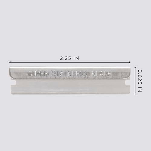 Diane Hair Shaper Razor Blades, Polymer Coated Stainless Steel, 60-Pack – Precise Shaping & Trimming Refills Avelisse