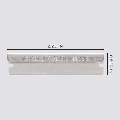 Diane Hair Shaper Razor Blades, Polymer Coated Stainless Steel, 60-Pack – Precise Shaping & Trimming Refills Avelisse