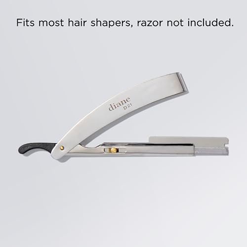 Diane Hair Shaper Razor Blades, Polymer Coated Stainless Steel, 60-Pack – Precise Shaping & Trimming Refills Avelisse