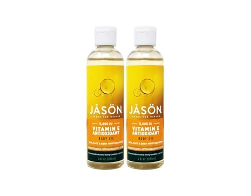 Jason Natural Cosmetics Pure Beauty Oil, 5,000 IU Vitamin E Oil - 4 fl oz (Pack of 2) - görsel 2