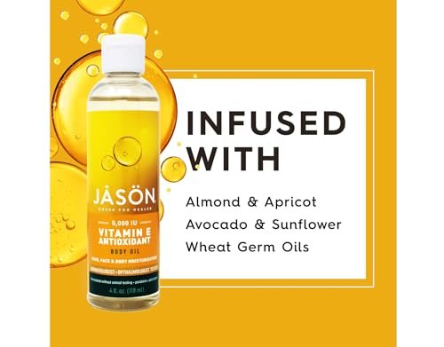 Jason Natural Cosmetics Pure Beauty Oil, 5,000 IU Vitamin E Oil - 4 fl oz (Pack of 2) - görsel 12