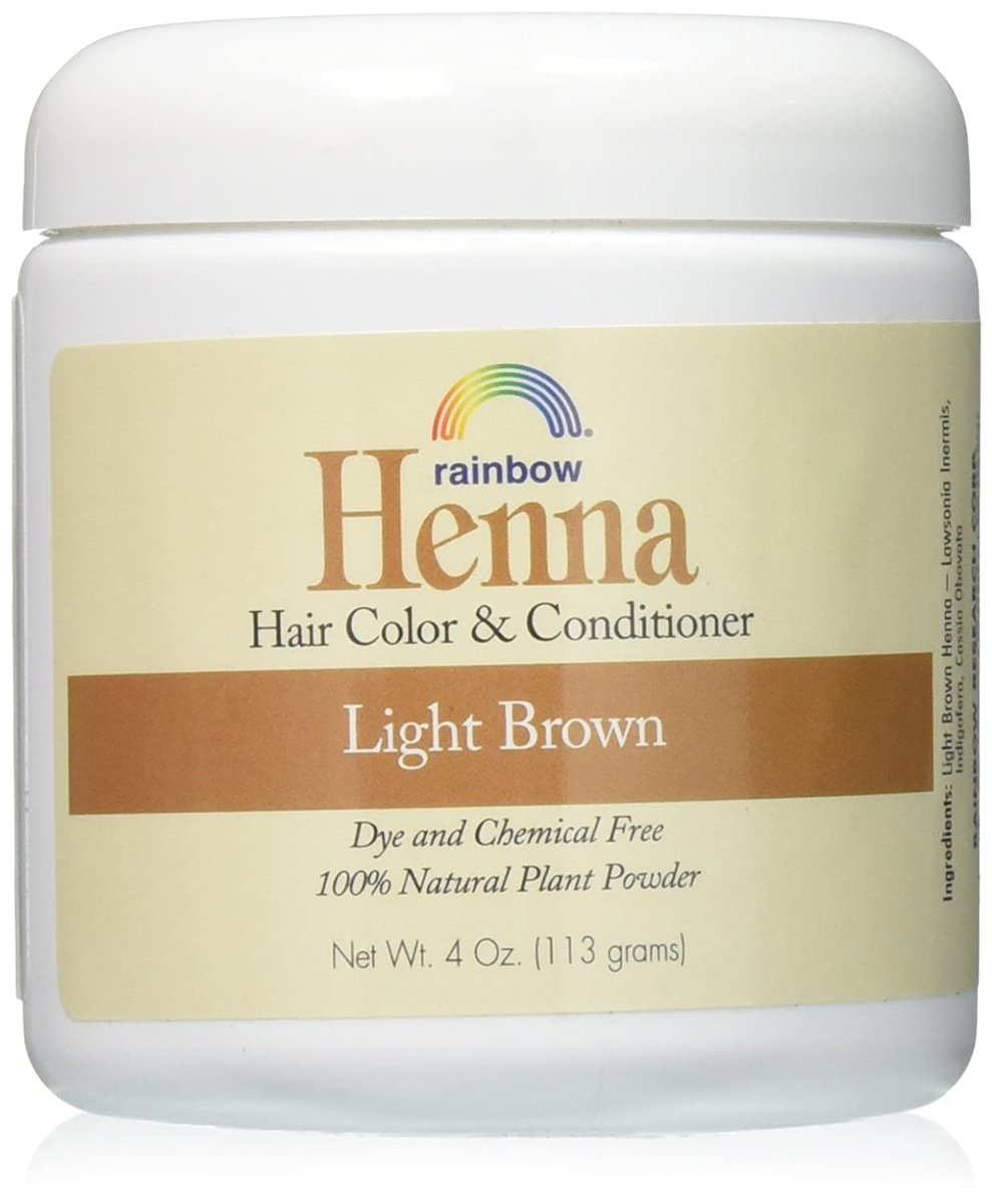 Rainbow Research Persian Light Brown Henna Hair Color & Conditioner, 4 oz (Pack of 2) - Natural Plant-Based Dye - görsel 1
