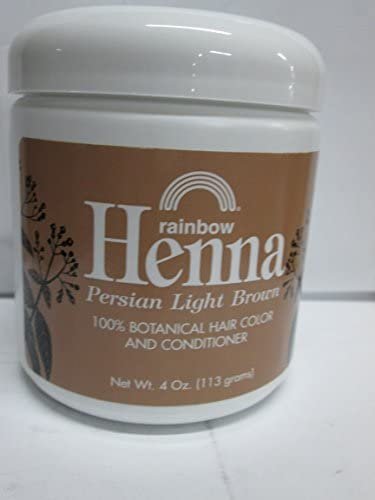 Rainbow Research Persian Light Brown Henna Hair Color & Conditioner, 4 oz (Pack of 2) - Natural Plant-Based Dye - görsel 5