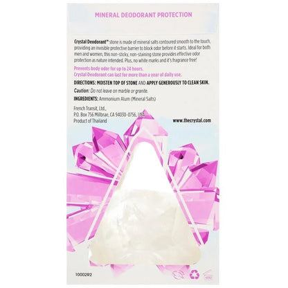 Crystal Essence Natural Deodorant Body Rock – 2 Pack, Unscented, Aluminum-Free Avelisse
