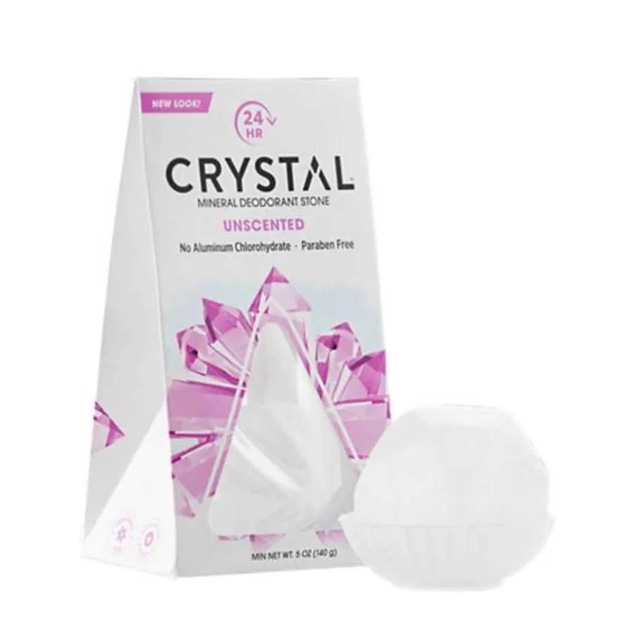 Crystal Essence Natural Deodorant Body Rock – 2 Pack, Unscented, Aluminum-Free Avelisse