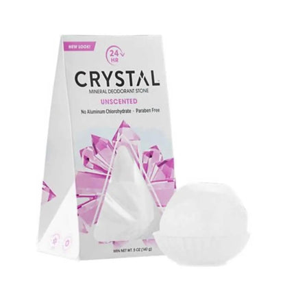 Crystal Essence Natural Deodorant Body Rock – 2 Pack, Unscented, Aluminum-Free Avelisse