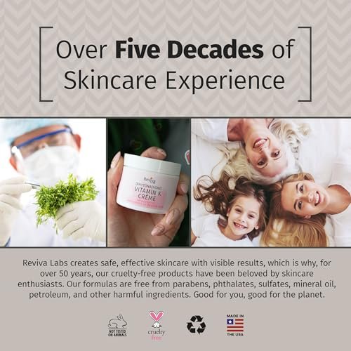 Reviva Labs Vitamin K Crème for Bruising, Dark Circles & Wrinkles - 2 oz Avelisse