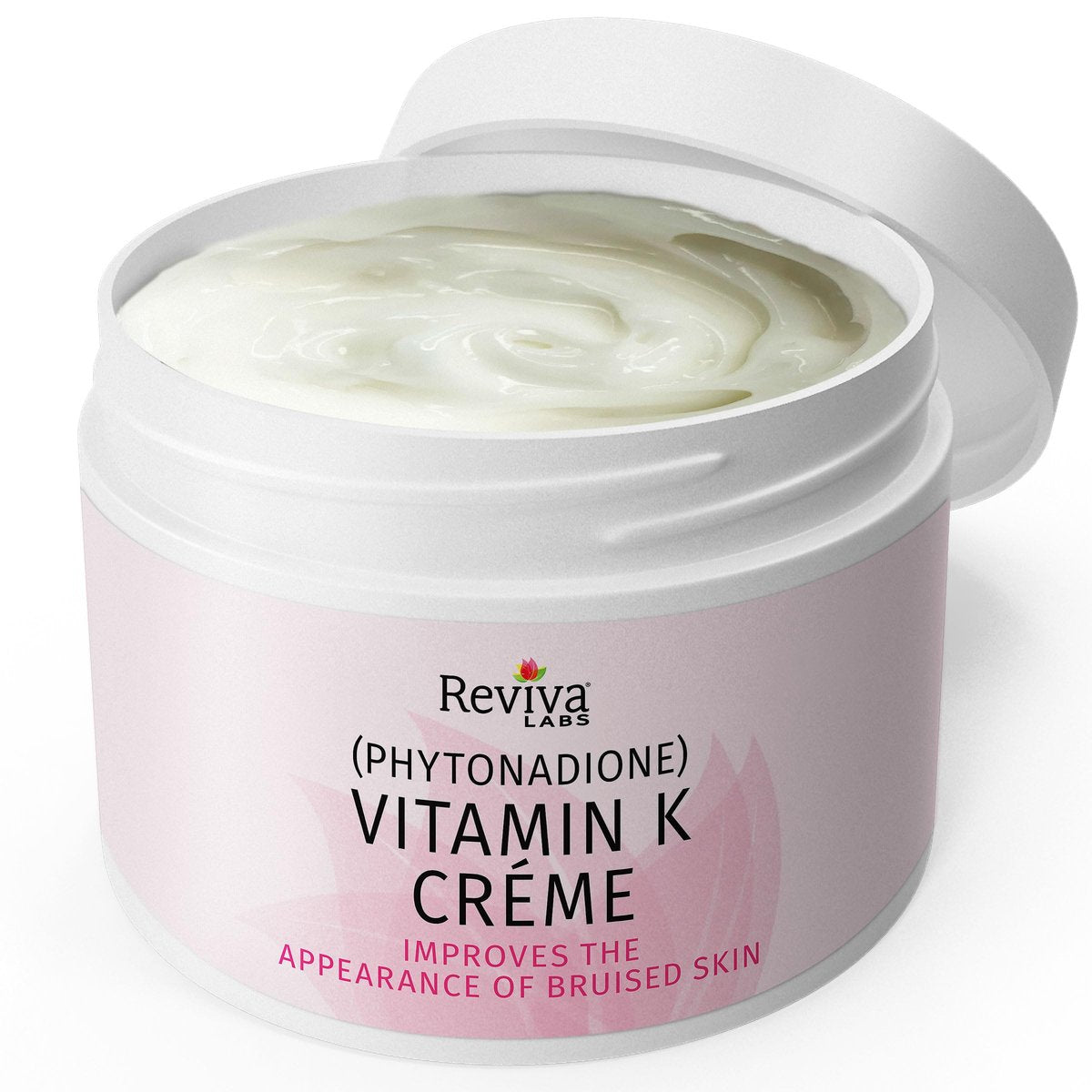 Reviva Labs Vitamin K Crème for Bruising, Dark Circles & Wrinkles - 2 oz Avelisse