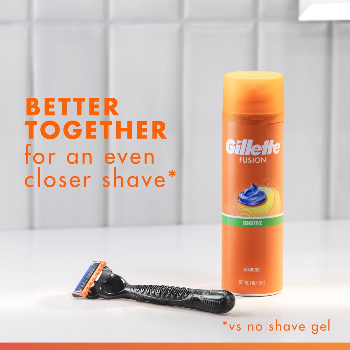 Gillette Fusion5 Ultra Sensitive Shave Gel, 7 oz (Pack of 6) - Soothing Shave for Sensitive Skin Avelisse