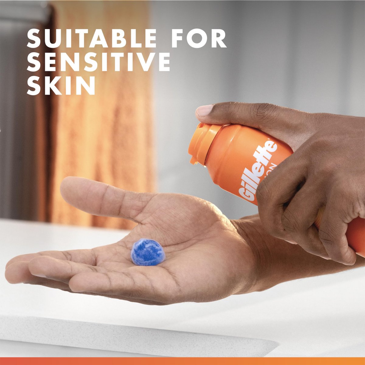 Gillette Fusion5 Ultra Sensitive Shave Gel, 7 oz (Pack of 6) - Soothing Shave for Sensitive Skin Avelisse